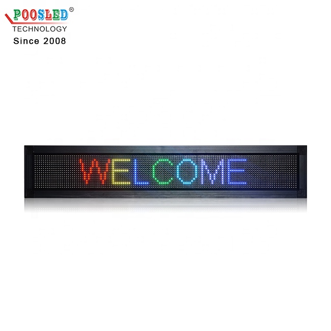 Professional Wholesale Indoor P10 RGB 4x1 Electronic Scrolling LED Message Boards