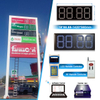 Mexico Waterproof 18'' Wireless Control 88.88 Aluminum Led Oil Price Display Screen LED Gas Price Signs