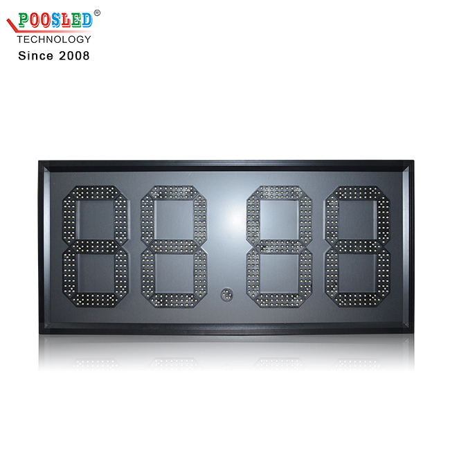 Factory Directly Provide Outdoor Waterproof 12'' White 88.88 Gas Station Led Signs