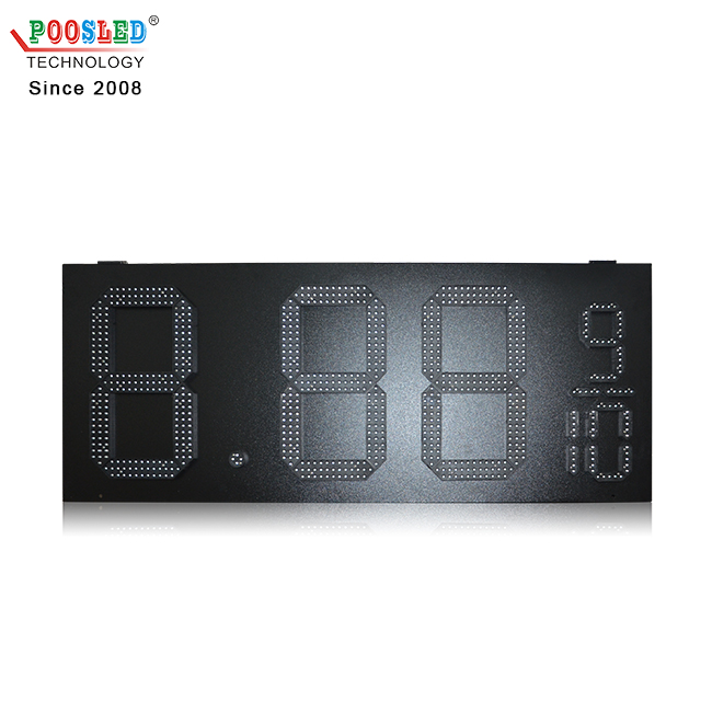 High Cost Performance Outdoor IP53 Green 15'' 8.88 9/10 Gas Station Led Sign