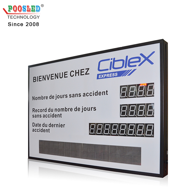 New Design 1.8" Factory Manufacture F3.75 Led Display Safety Board