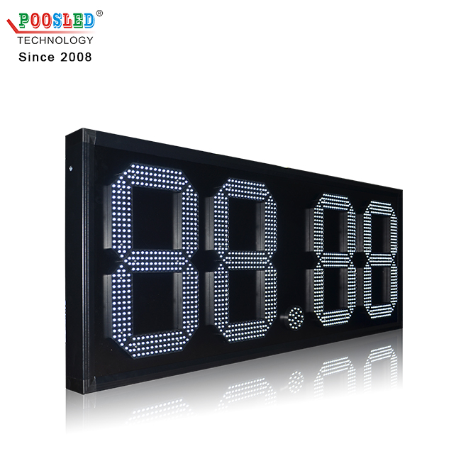 Mexico Waterproof 18'' Wireless Control 88.88 Aluminum Led Oil Price Display Screen LED Gas Price Signs