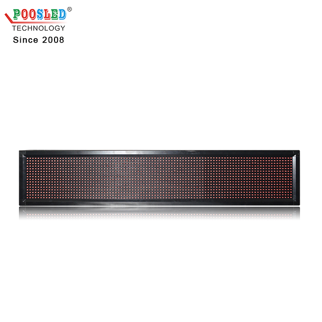 Semi-outdoor P10 Red 3X1 USB Control LED Scrolling Message Sign