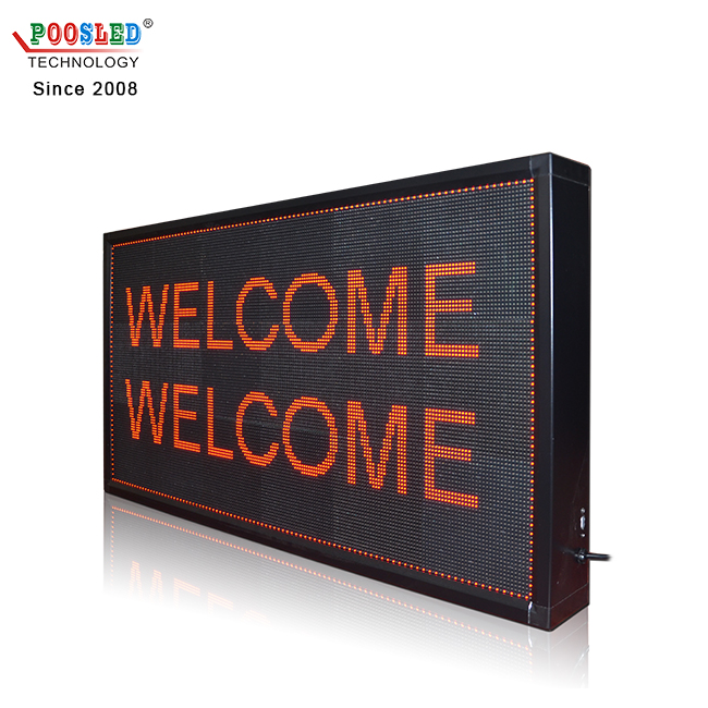 Aluminum Frame Indoor P4.75 Single Red APP Programmable Led Display
