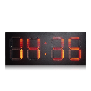 High Quality Outdoor 10 Inch Red 88:88 Led Time And Temperature Sign 