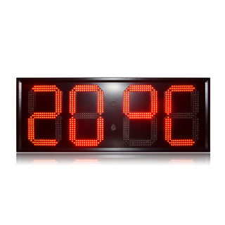 Hot Sale 15 Inch 88:88 High Brightness Red GPS Led Digital Wall Clock