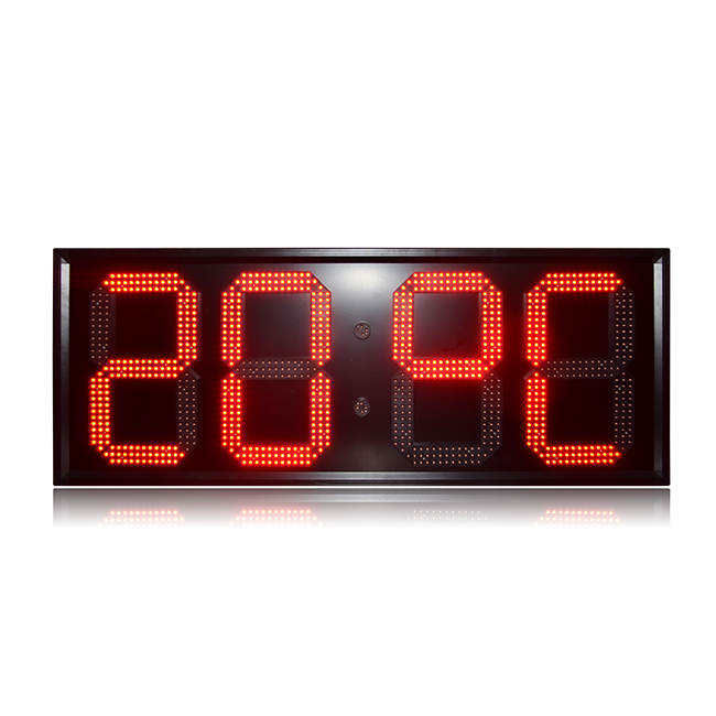 Hot Sale 15 Inch 88:88 High Brightness Red GPS Led Digital Wall Clock