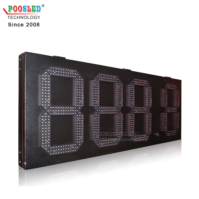 Factory Manufacture 15 Inch Large 7 Segment Red&Green 888.8 Gas Station Led Signs