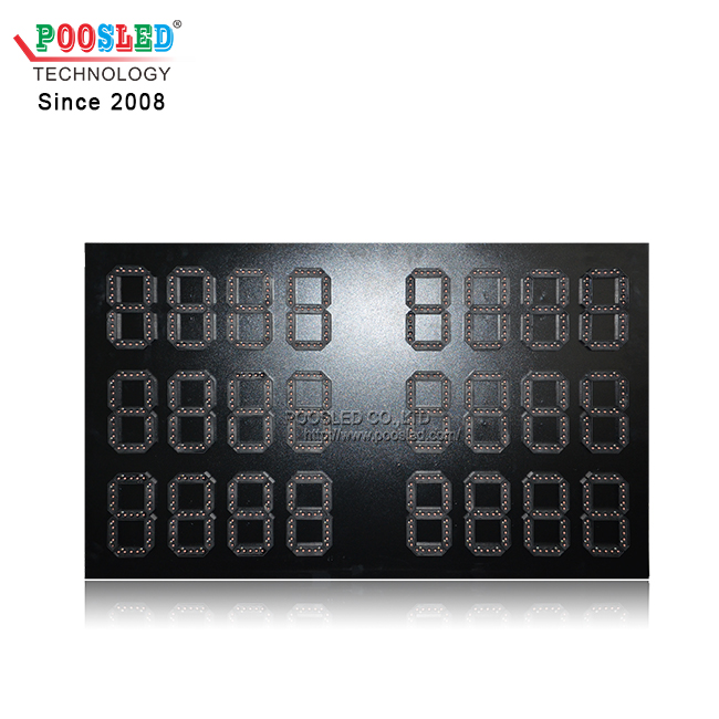 High Quality Signle Color Led 7 Segment Sign Special Specification Exchange Rate Board 