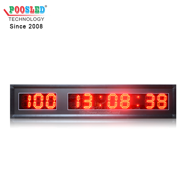 Red 4 Inches LED PCB Board 100 Days & Time Countdown