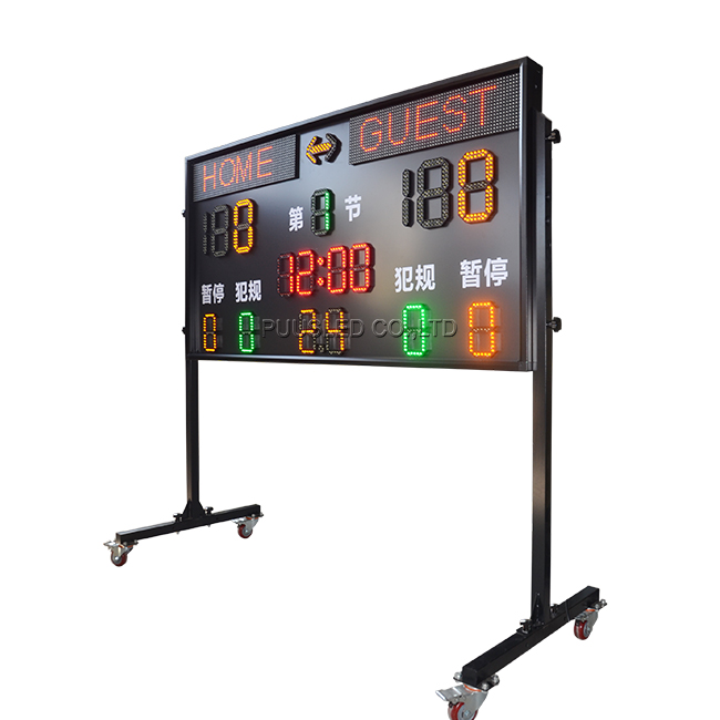 New Design Wireless Control Led Basketball Scoreboard LED Sports Scoreboard for Basketball Games