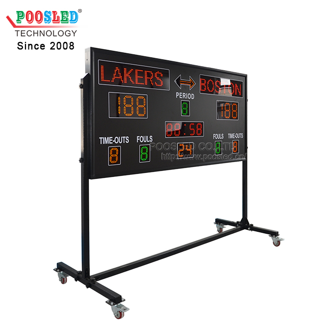 Hot Sale 6 Inch Pcb Digit Electronic Led Basketball Scoreboard