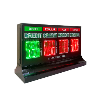 Factory Price Double Side PCB Digital Number LED Pump Topper LED Gas Price Signs for Gas Station