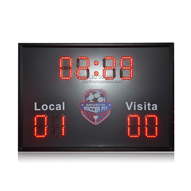 New Arrival Portable 6 Inch Red Led Football Scoreboard