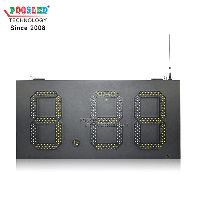Hot Sale In Europe Simple Design LED Gas Price Sign 8.88 Format Bulk Export Or Retail
