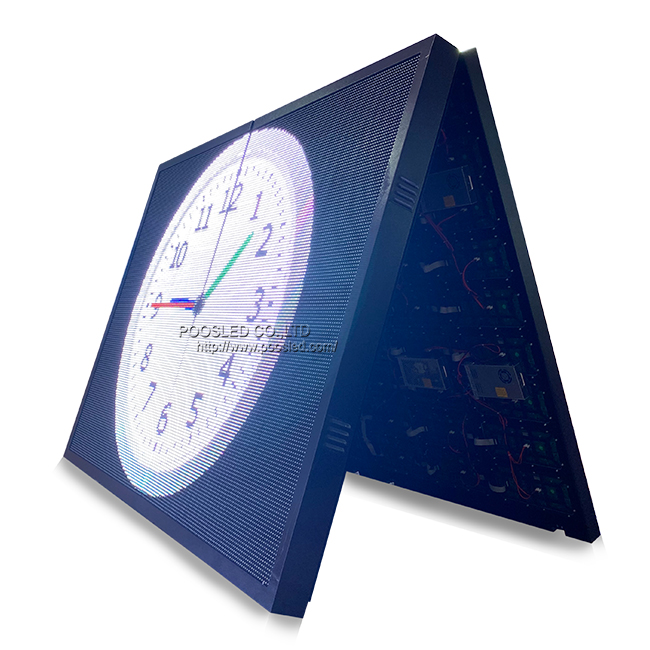 P10 Outdoor Moving Display Double Sided Led Railway Station Scrolling Signs Full Color with Edit Software 