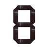 Outdoor Waterproof 72 Inch Big Size LED Digital Number 7 Segment Digit Module