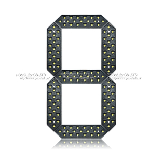 Popular 10 Inch Small Size Yellow 7 Segment Led Display