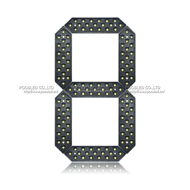Popular 10 Inch Small Size Yellow 7 Segment Led Display