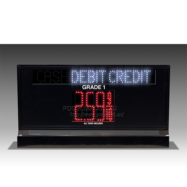 Led Gas Price Changer With Cash Credit Debit 5.0” PCB Digits
