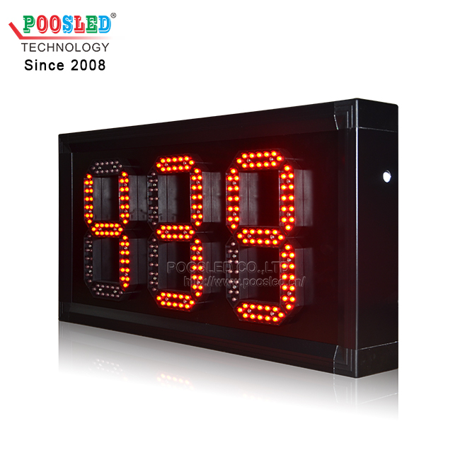 High Quality Indoor Using Aluminum Frame LED Days Counting Timer Sign IP53