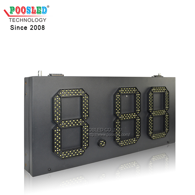 Hot Sale In Europe Simple Design LED Gas Price Sign 8.88 Format Bulk Export Or Retail