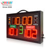 RF Remote Control Portable Aluminum Frame Basketball Scoreboard 