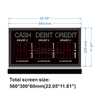 Led Gas Price Changer With Cash Credit Debit 5.0” PCB Digits led gas price signs