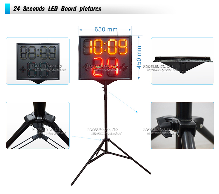 Popular Outdoor Ip53 Wireless Control Led Portable Basketball Scoreboard LED Sports Scoreboard