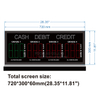 Led Gas Price Changer With Cash Credit Debit 5.0” PCB Digits led gas price signs