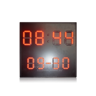 GPS Digital Led Clock Display Outdoor Led Clock Time Date Sign