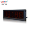 Indoor PCB 7segments led digital number time and temp led clock sign led wall clock