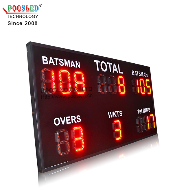New Design High Brightness Wireless Control Led Cricket Scoreboard