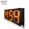 IP53 Outdoor Using Iron Cabinet LED Time And Time & Temperature Sign Wireless Control
